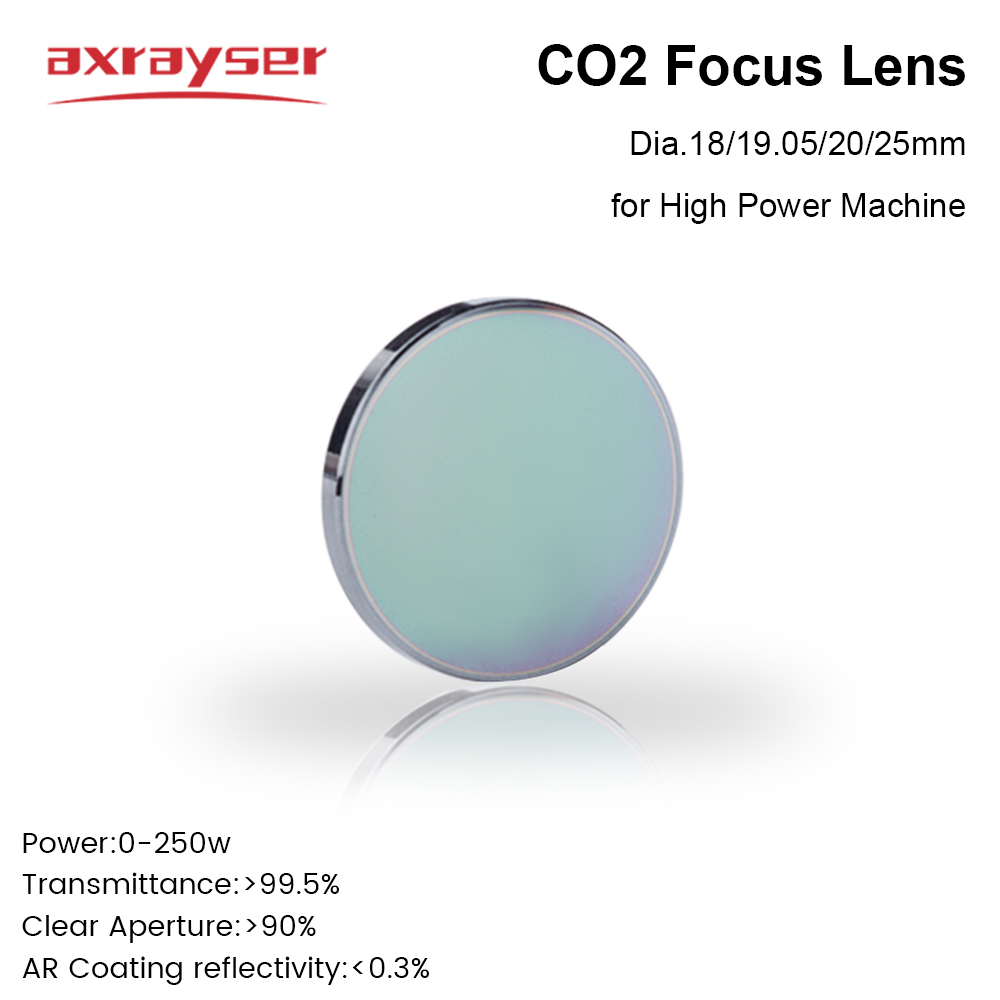 Laser Focus Lens - Axrayser CO2 Focus Lens CVD/PVD/Pro Dia.18