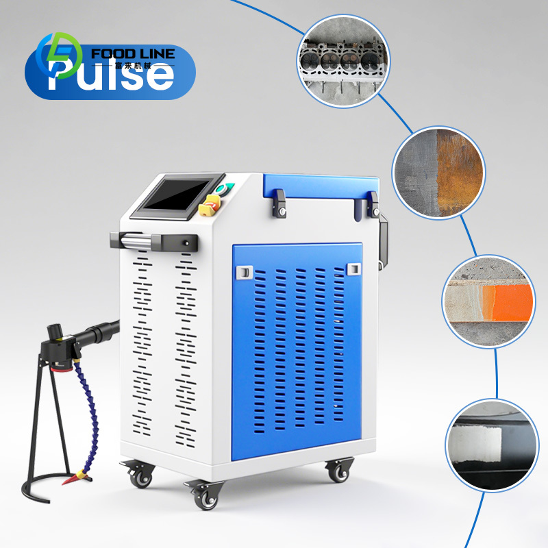 Industrial Laser Rust Removal Machine - Customized Laser Cleaning Machine 100W Oil