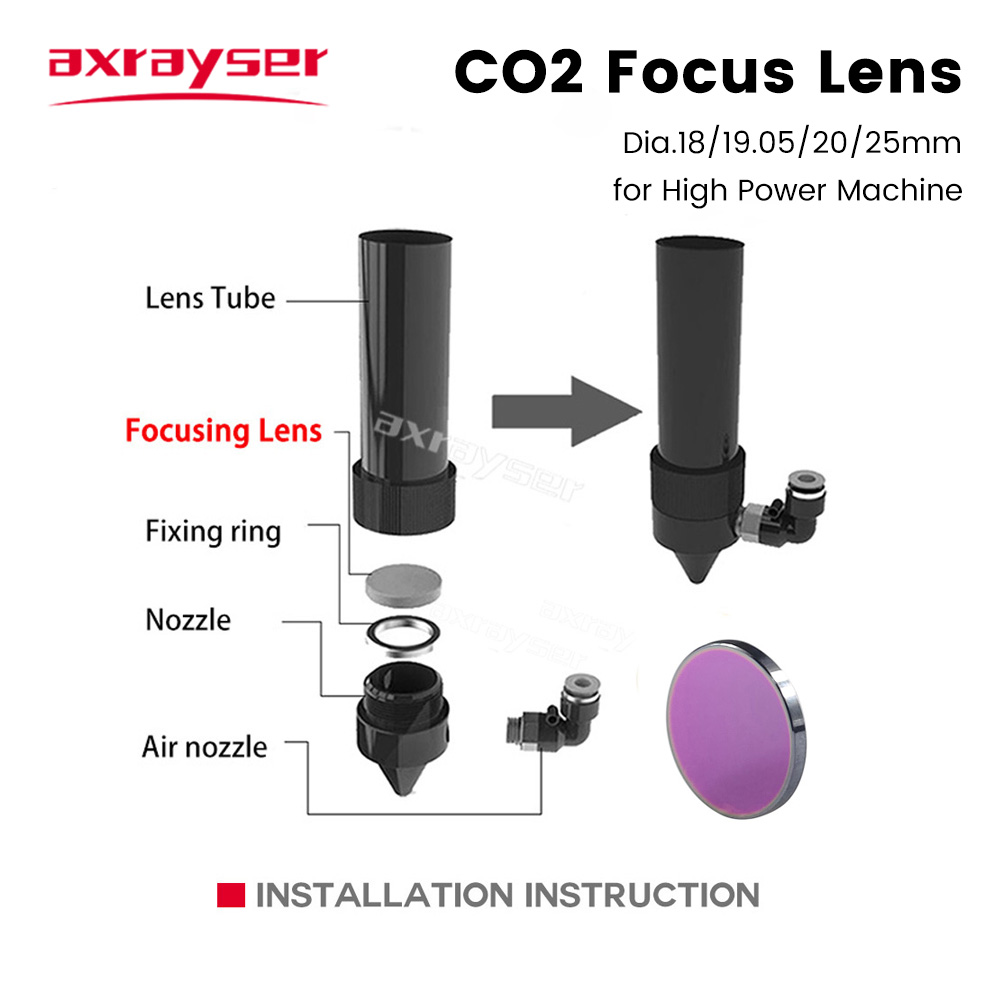 Axrayser CO2 Focus Lens CVD/PV - Laser Focus Lens review and price