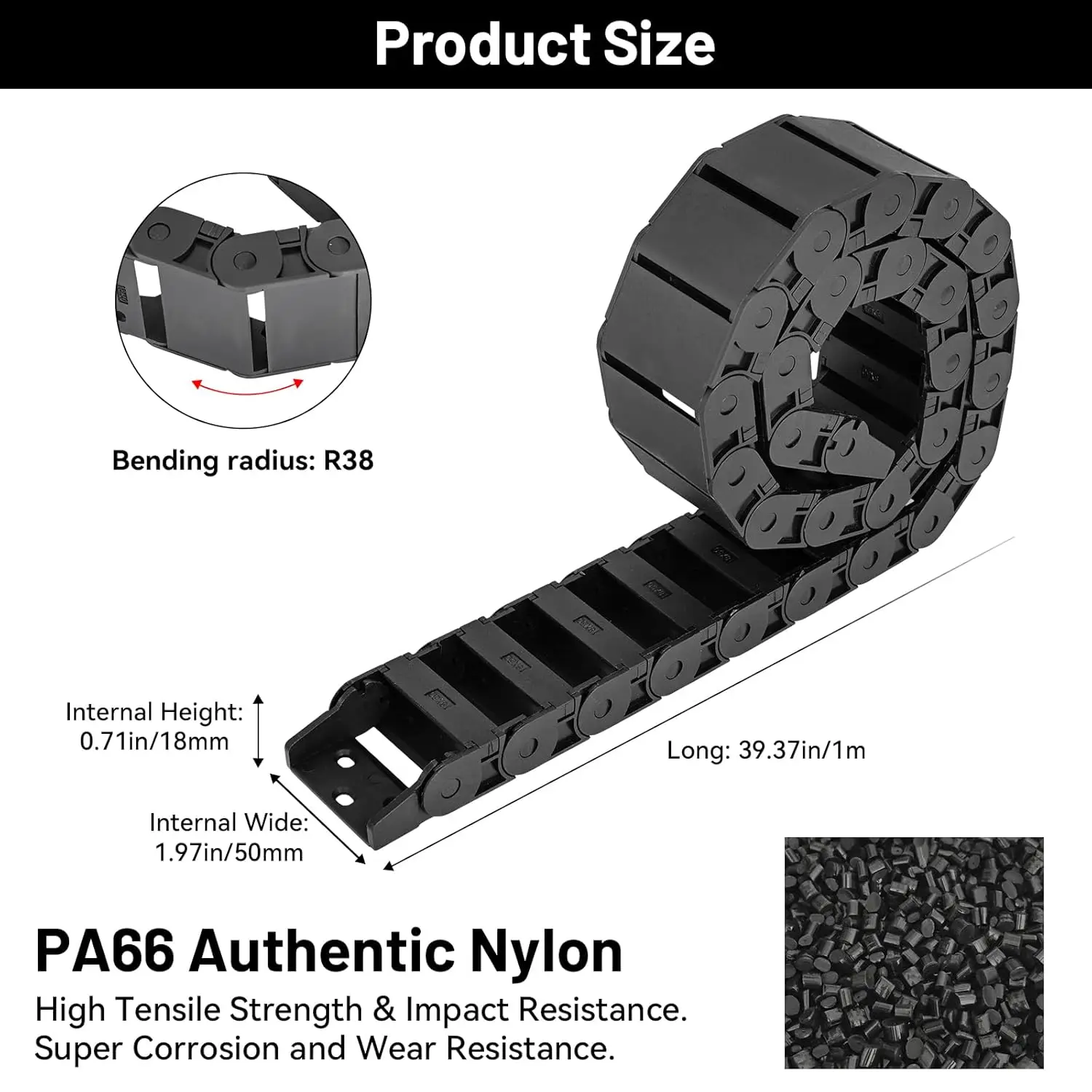 Cable Drag Chain R55 R38 Semi- - Drag Chain Cnc review and price