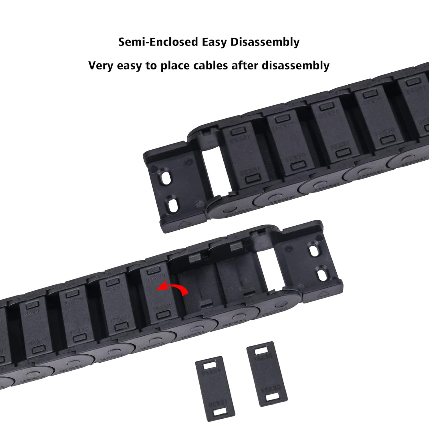 Cable Drag Chain R55 R38 Semi- - Drag Chain Cnc review and price